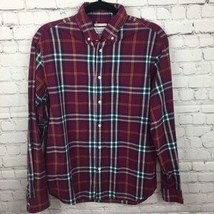 Old Navy The Classic Shirt Plaid Regular Fit M